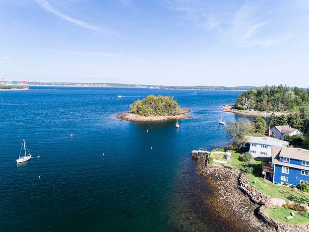 This undeveloped island can be yours for a cool $300,000. - VIA HARBOURSIDE REALTY
