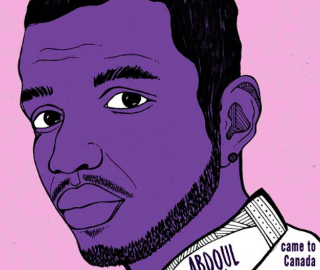 A poster used for rallies across Canada earlier this week in support of Abdi's release. - BY AMBER WILLIAMS-KING, VIA FACEBOOK