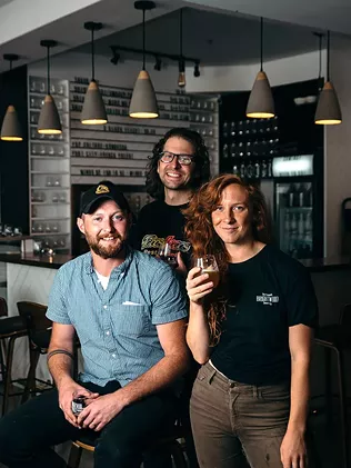 Left to right, Ian Lawson, Matt McGrail, Erica Fraser - ALEXA CUDE