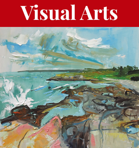 The Teichert Gallery's latest exhibit is a timely collection of expressionist-y beach scenes. - MATTHEW COLLINS ARTWORK