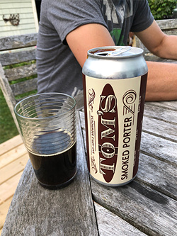 Tom's Smoked Porter from Bad Apple Brewhouse: Dark like a long shot of espresso. - THE COAST