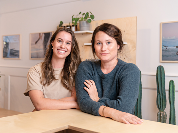 Anna Tremblay and Ashley Cluett have a community-minded approach to wellness. - IAN SELIG