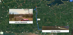 Captured CCTV images of the gunman driving his mock police vehicle. - NOVA SCOTIA RCMP