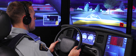 Of the 820 hours spent at the RCMP's Cadet Training in Regina, 67 are spent on driving training. - VAI RCMP