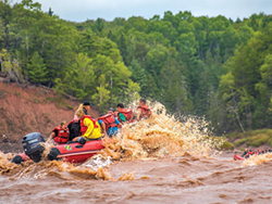 Rafting down the Shubie river isn't for the faint of heart. - NOVA SCOTIA.CA
