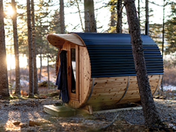 The isolated saunas at Sensea Nordic Spa will make you forget all your worries. - SUBMITTED