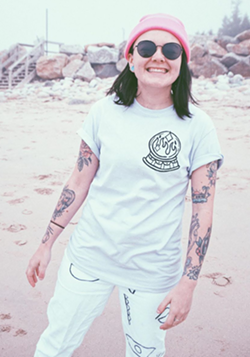 Francoeur designs all the shirts, bags and artwork herself. - COEUR CLOTHING INSTAGRAM