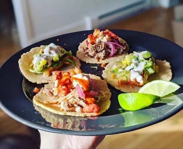 From pollo to carnita and even brussels sprouts, Wave Tacos isn't limited on options. - WAVE TACOS