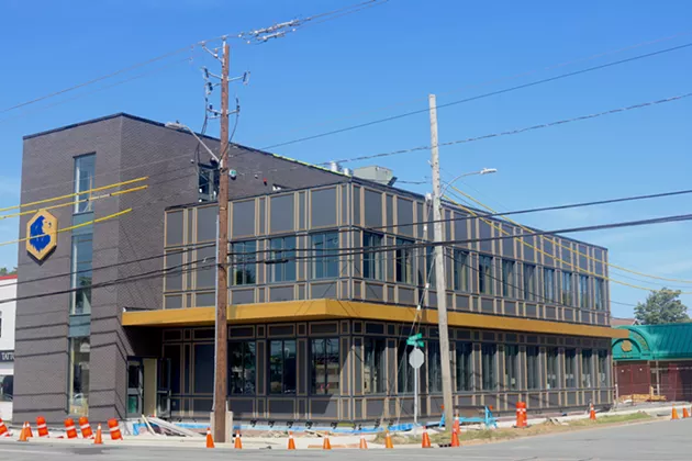 From Robie Street, the new Lion's Head overshadows its predecessor. - VICTORIA WALTON