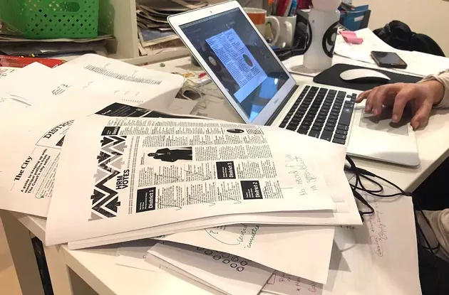 Working on The Coast's second print issue of the pandemic. Watch for it coming out tomorrow with the city elections on the cover. - THE COAST
