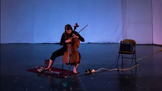 Composer and cellist Emily Kennedy is the current artist-in-residence at suddenlyLISTEN. See her debut some new songs Friday.