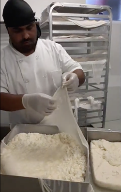 Marwan Ramadan makes fresh, salty white cheeses. - FACEBOOK