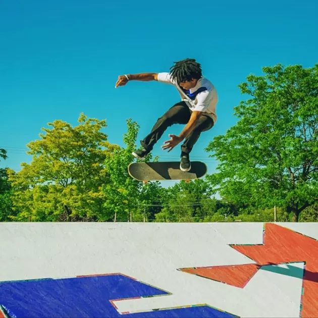 Tayvon Clarke has been skateboarding since Junior High. - SUBMITTED