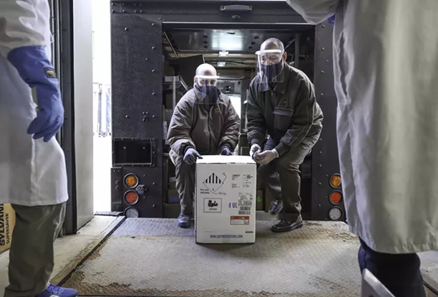 Nova Scotia received its first allotment of 1,950 doses of the Pfizer-BioNtech COVID-19 vaccine on Dec. 15 2020. - COMMUNICATIONS NOVA SCOTIA