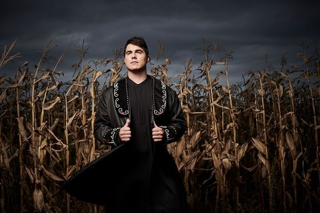 Jeremy Dutcher—the Indigenous musicologist turned superstar—chats and performs alongside the National Arts Centre's orchestra music director Thursday. - MATT BARNES