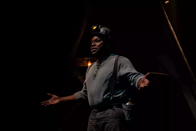 Sparks portrays a host of characters in telling the story of how Ruddick survived his time underground. - STOO METZ