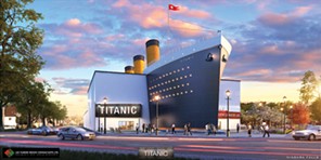 The rendering for Experience Titanic in Niagara Falls, designed by Lex Parker Interior Design Consultants and commissioned by David van Velzen. - SCREENSHOT