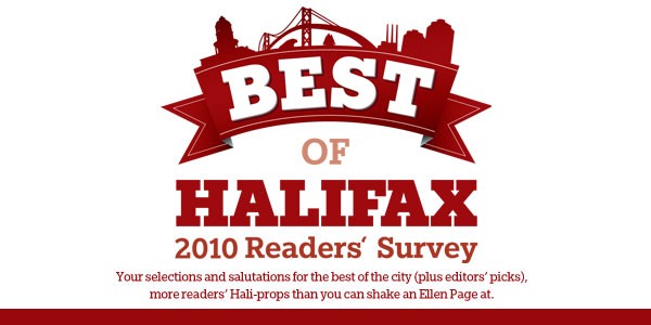 Best Of Halifax 2010 Readers' Survey Winners