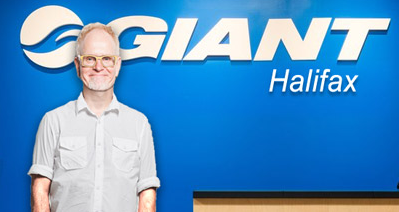 Misener and his new corporate partners. - VIA GIANT HALIFAX