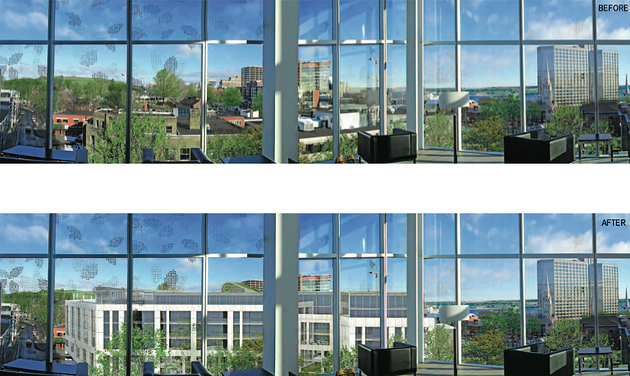 Doyle Block won't ruin view from the library, says developer