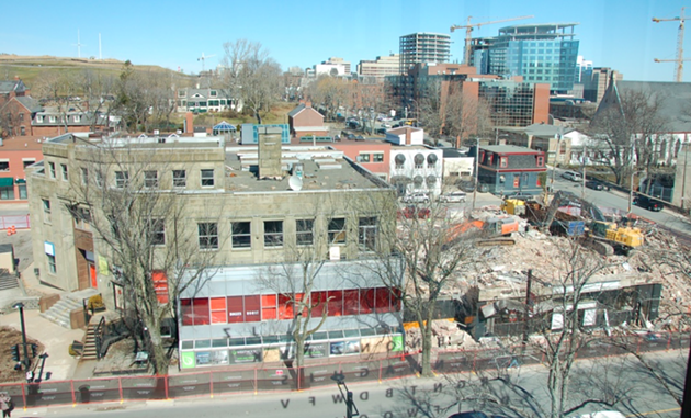The current view from the Library's fifth floor. - THE COAST