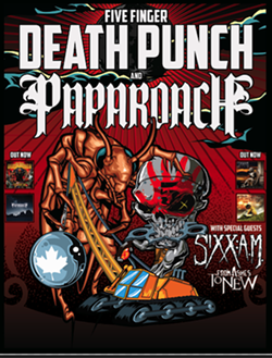 Five Finger Death Punch and Papa Roach announce Halifax tour date
