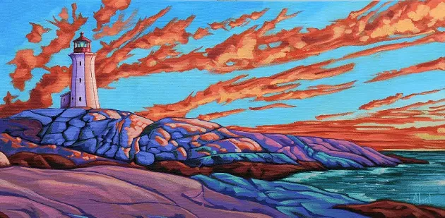 Danny Abriel's colourful spin on Canadian Landscapes (see #7). - DANNY ABRIEL