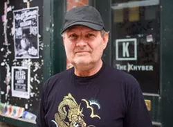 Reg Giles stands in front of the Khyber on Barrington Street. - SAM KEANE