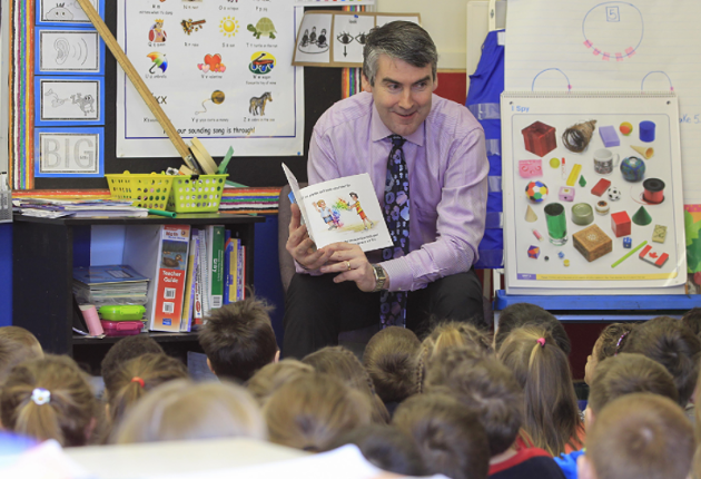 Stephen McNeil during a visit to Prospect Road School in Halifax. - VIA THE PREMIER'S OFFICE