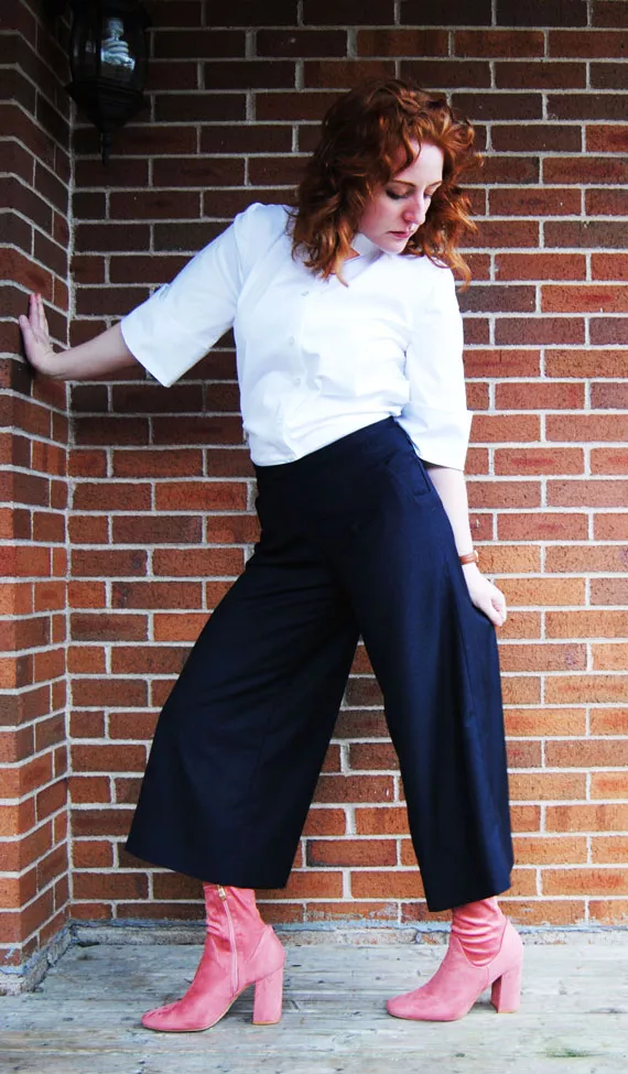 Super-structured menswear-inspired pieces from Kelsey Erin will be on display at AFW. - KELSEY MACDONALD