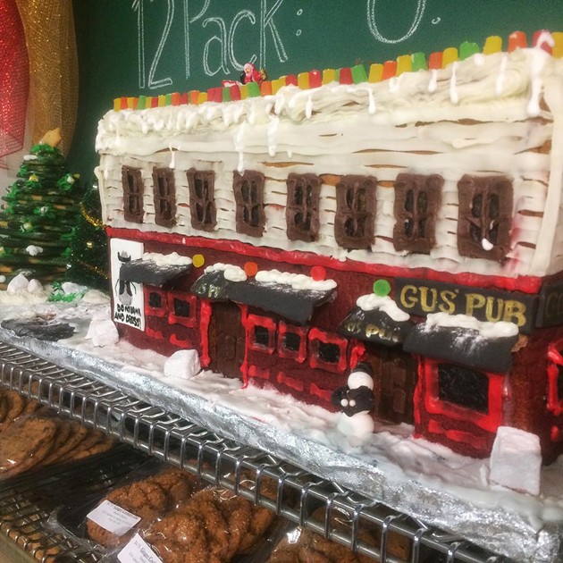 Smith's Bakery salutes Gus' Pub through gingerbread