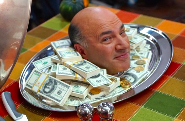 Kevin O'Leary will be one of 13 entrepreneurs pitching themselves to investors. - VIA CANDIDATE'S TWITTER