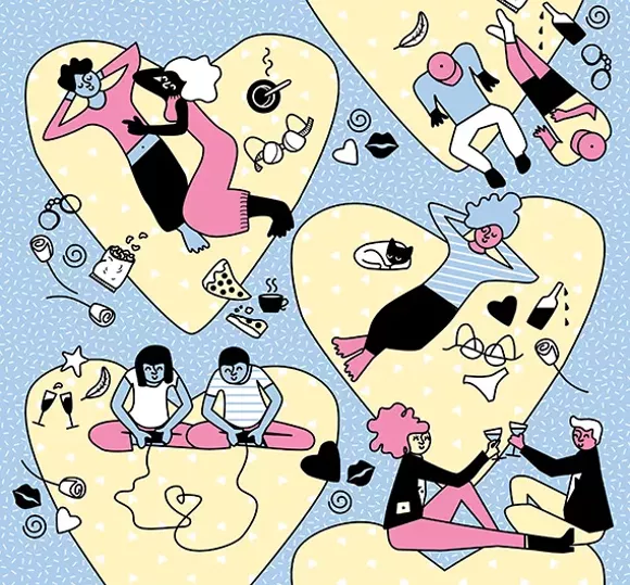 For a guaranteed good time this Valentine's Day, spend it with some easy D (data from our Sex + Dating survey, that is) - HILA PELEG