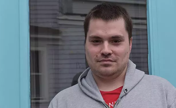 Brandon Foster, 31, has PTSD, anxiety with hallucinations and severe clinical depression. - CAORA MCKENNA