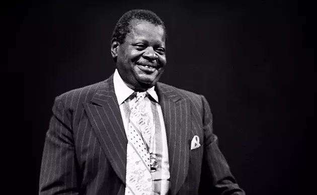 Portrait photograph of Oscar Peterson, taken in New York in 1977. - TOM MARCELLO WEBSTER, VIA WIKIPEDIA