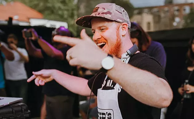 Skratch Bastid plays host, chef and spinner at BBQs around the world. - SUBMITTED