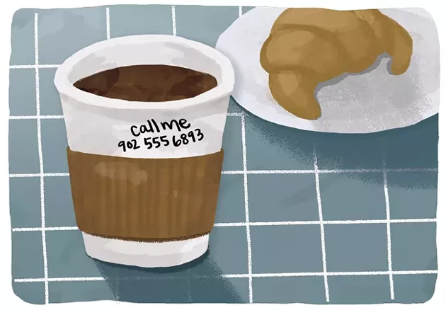 Is there a non-creepy way to ask someone out when they're working?