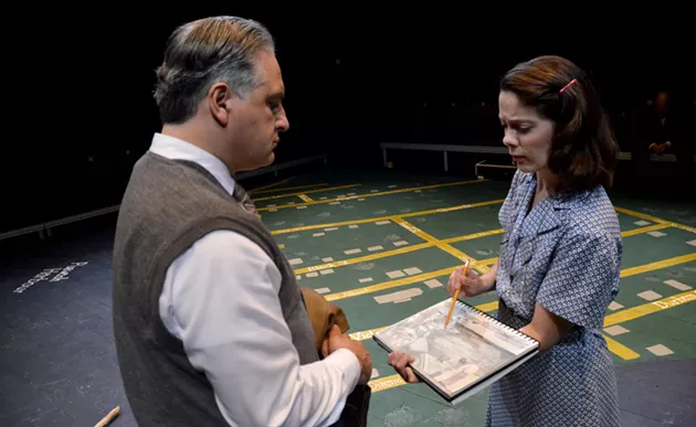 Theo Pitsiavas and Gina Thornhill in Pugwash at Ship's Company Theatre in Parrsboro. - CLARE WAQUE