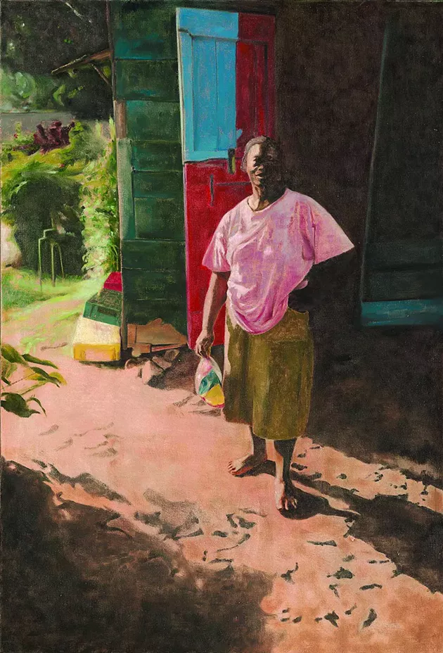 "Maudrie" by Justin Augustine, oil, 2000 - SUBMITTED