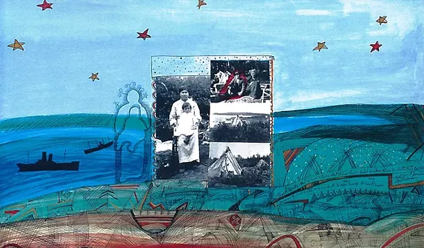 "Surviving Tufts Cove" commemorates the Mi’kmaq settlement of Turtle Grove, which was destroyed by the Halifax Explosion - ALAN SYLIBOY