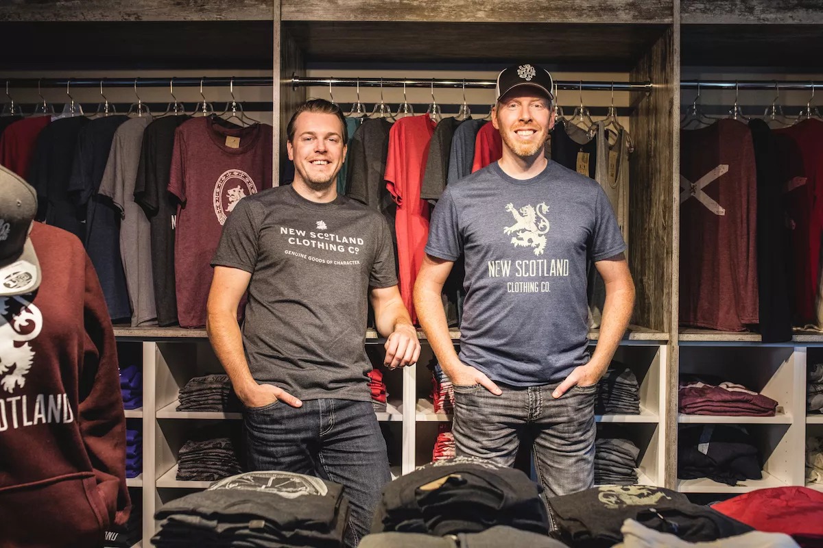 New Scotland Clothing Company's Scott and Kevin Saccary: brothers, curlers, entrepreneurs, CUA members.