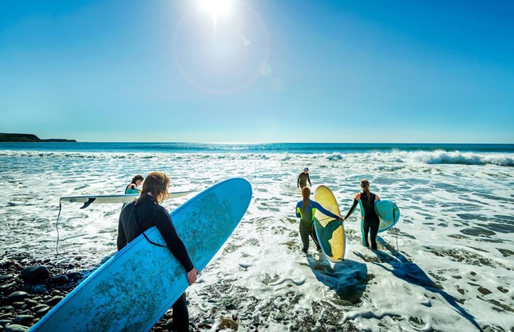 It's easy for novices to take advantage of the great surfing Lawrencetown offers.