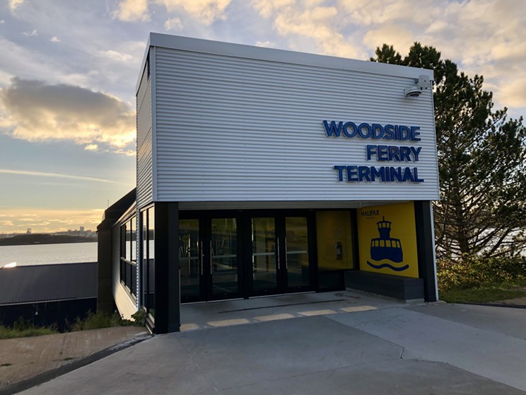 The new entrance of the Woodside Ferry Terminal.