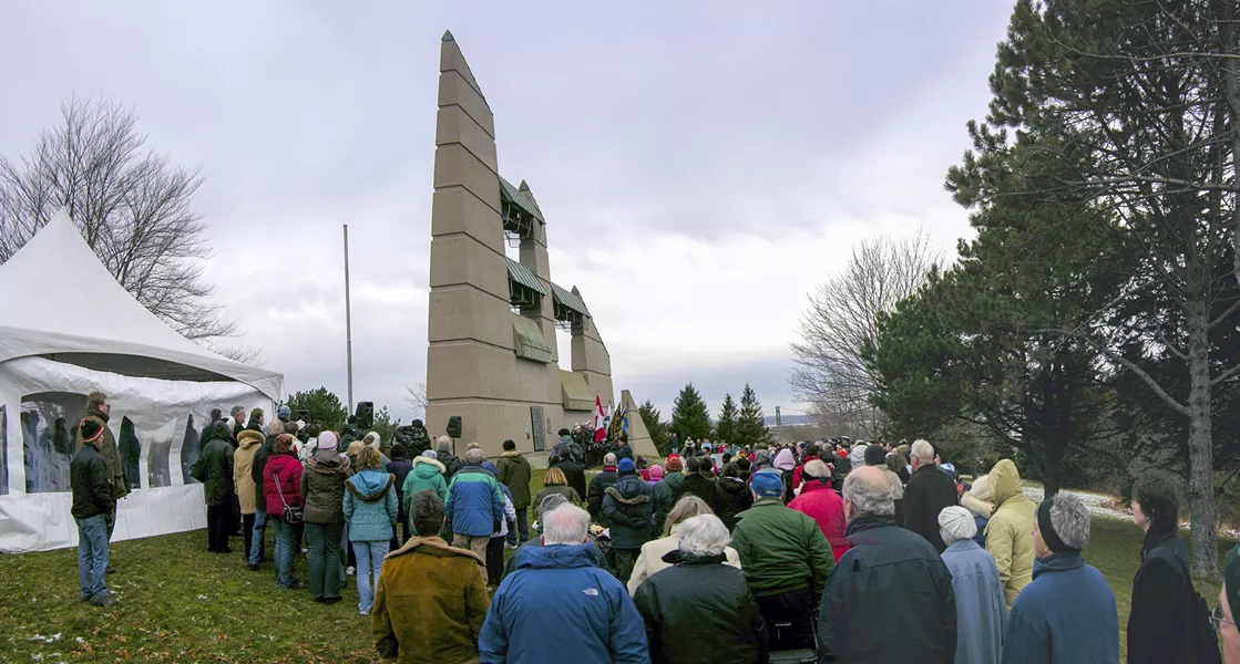 A commemoration of the Halifax Explosion at Fort Needham Memorial Park. - VIA SHAPEYOURCITY