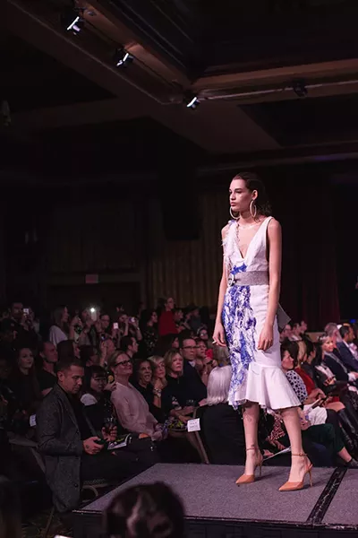 Benjamin Waye design, with jewellery by Borguesse Mozaffarian. - MEGHAN TANSEY WHITTON