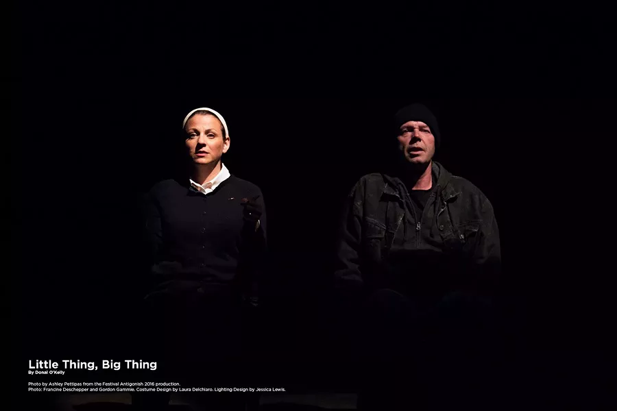 Deschepper and Gammie in the 2016 production at Festival Antigonish. - ASHLEY PETTIPAS