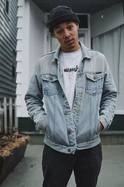 Rapper, beat maker and Let Dreams Be Noticed Records co-founder Kye Clayton lists Nas, Travis Scott and G Herbo amongst his biggest influences. - ANDREW RHODENIZER PHOTO