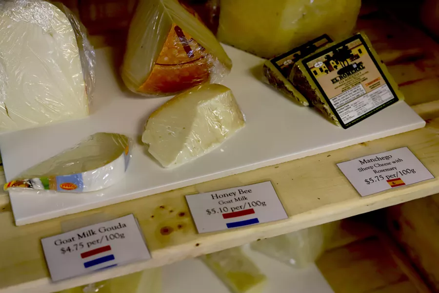 A small snapshot of the cheese at Finsbury. - VICTORIA WALTON