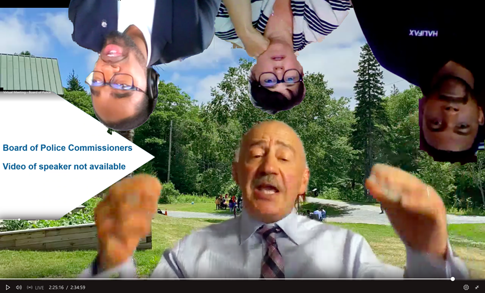 Today's Board of Police Commissioners meeting got a little wild. - CAORA MCKENNA