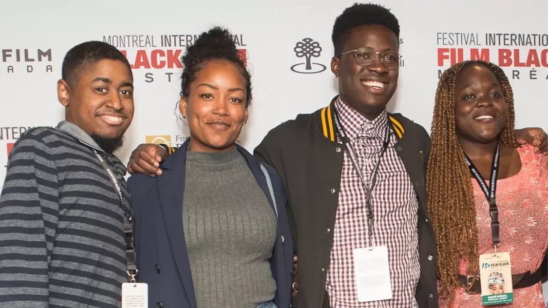 Latesha Auger (second left) is an emerging filmmaker and multi-media storyteller. - SUBMITTED